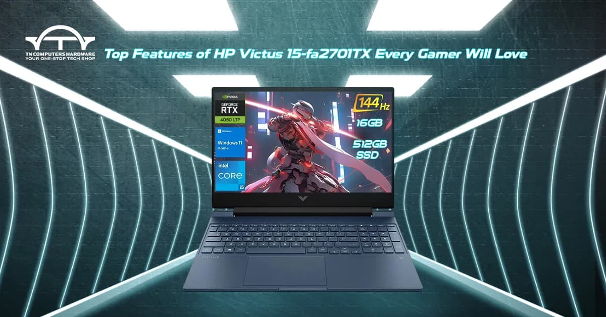 HP Victus 15-fa2701TX Gaming Laptop at TN Computers